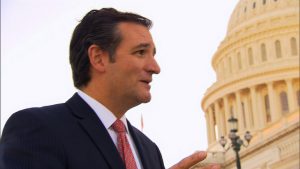 Senator Ted Cruz (R-TX) talks to CNN's Dana Bash on the steps of Capitol Hill Monday, September 23, 2013.