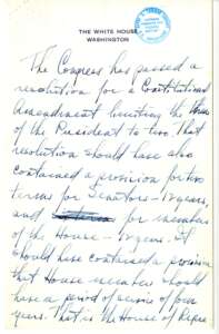 Truman Note