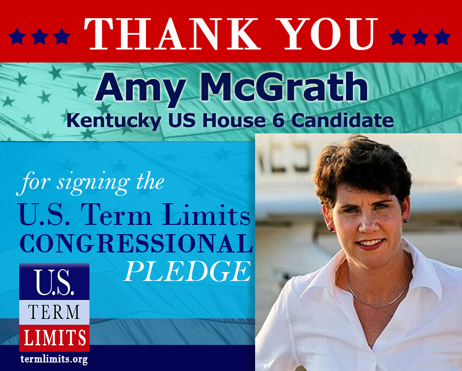 KY6 Amy McGrath signs US Term Limits Pledge