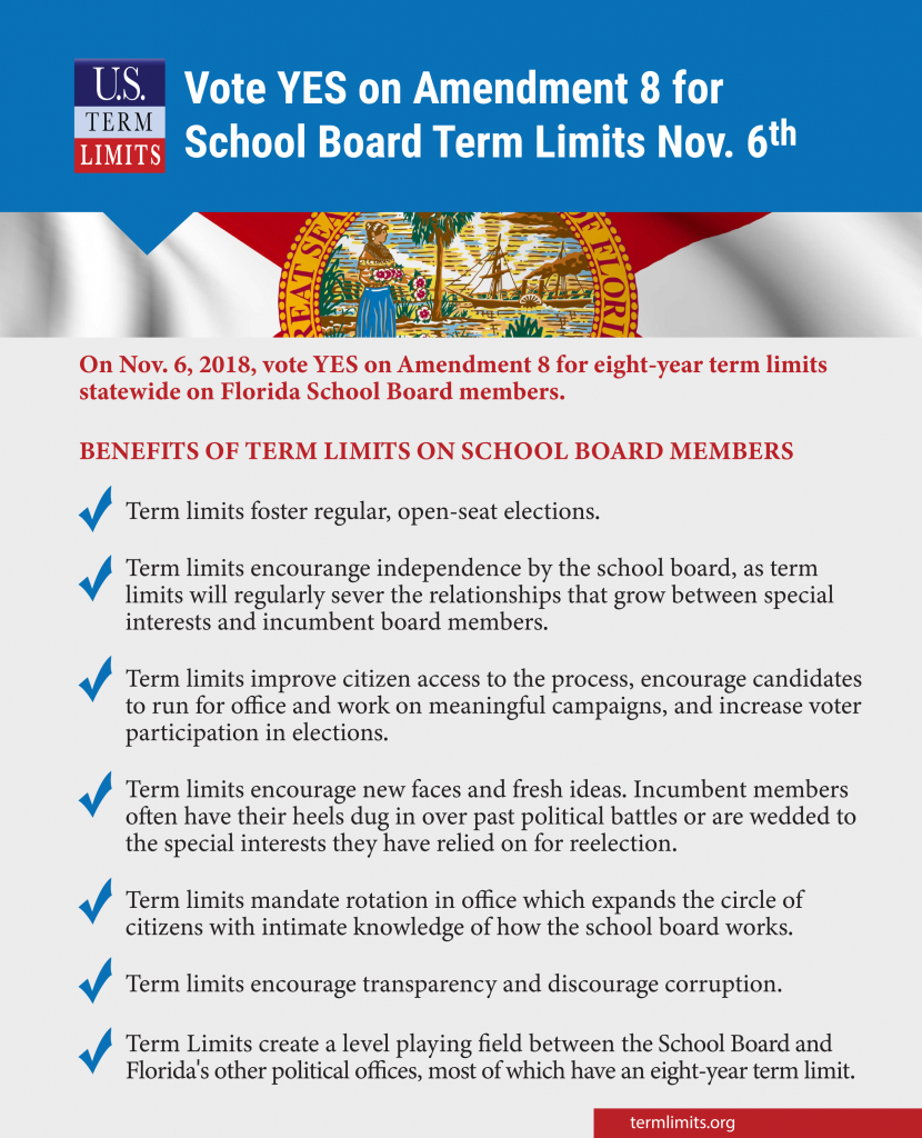 FLSchoolBoard Term Limits Vote Yes on Amendment8