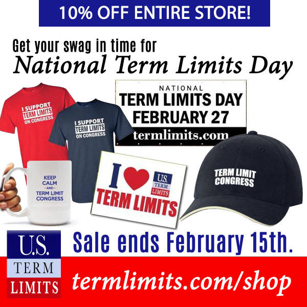 Save 10% on all Term Limits merchandise when you buy before Feb. 15