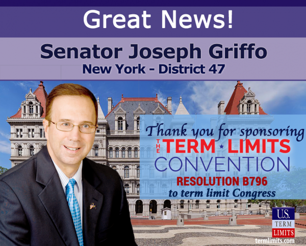 Sen. Griffo files term limits on Congress Resolution