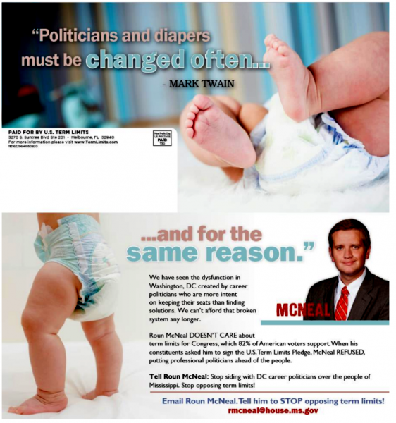 Politicians and Babies should be changed often and for the same reason