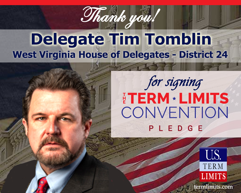 Delegate Tim Tomblin Pledges To Support Congressional Term Limits U S Term Limits