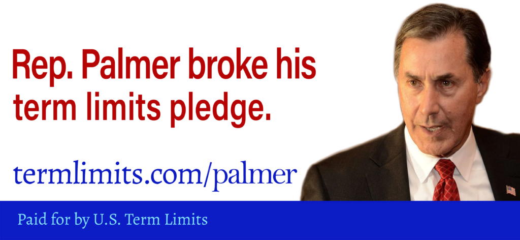 gary palmer broke his term limits pledge billboard