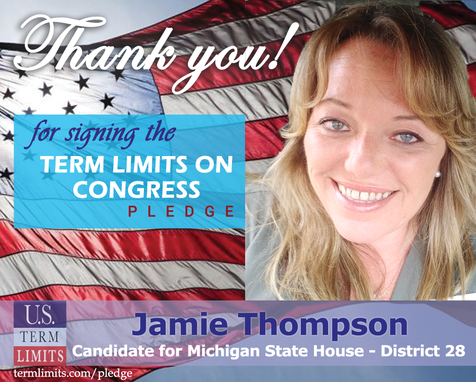 Jamie Thompson Pledges to Support Congressional Term Limits
