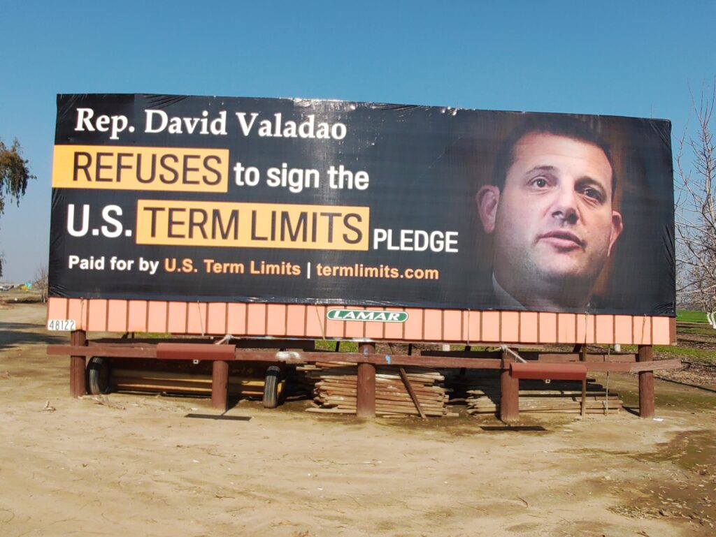 Rep David valadao refuses to sign the u.s. term limits pledge