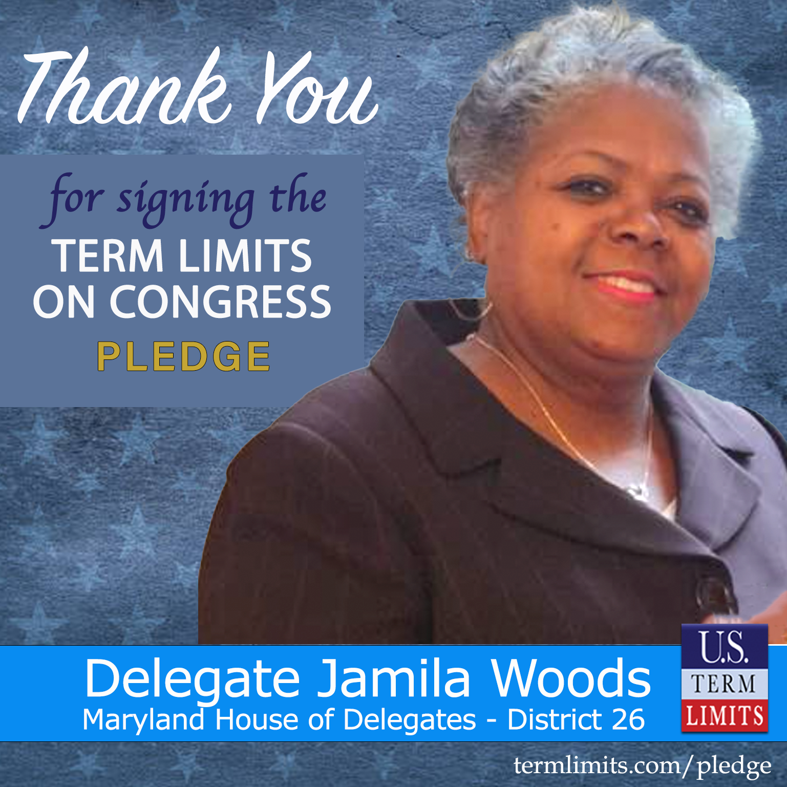 Delegate Jamila Woods Pledges to Support Congressional Term Limits - U ...